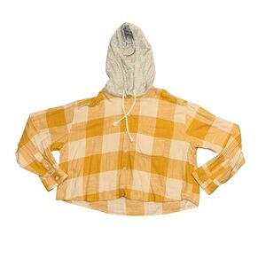 American Eagle Hooded Flannel size XL